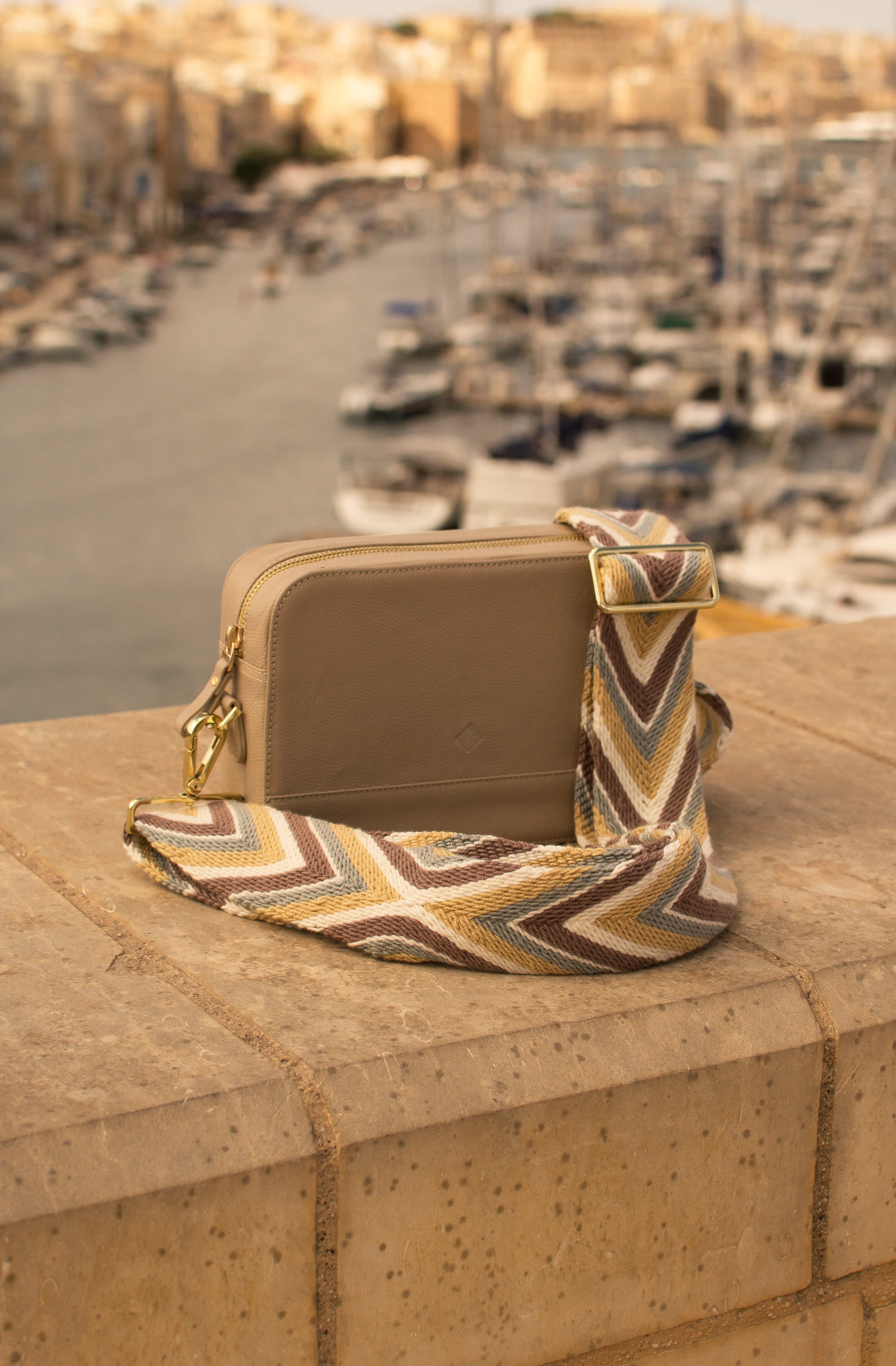 Solana Handbag with Sand Strap